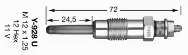 4389 / D-POWER29 Свеча накаливания